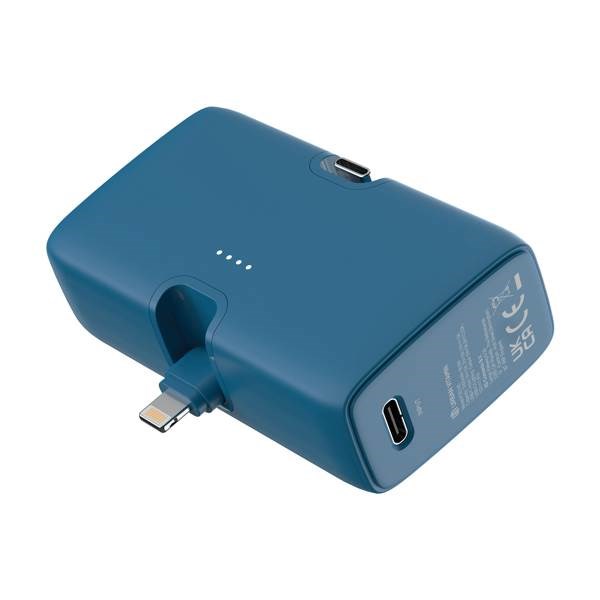 Obrázky: Powerbanka Urban Vitamin 5000mAh 20W PD, modrá, Obrázok 2