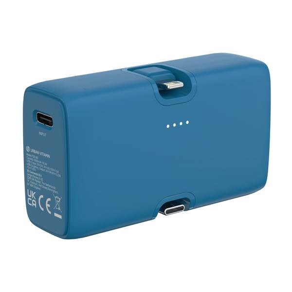 Obrázky: Powerbanka Urban Vitamin 5000mAh 20W PD, modrá, Obrázok 3