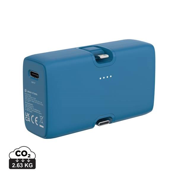 Obrázky: Powerbanka Urban Vitamin 5000mAh 20W PD, modrá, Obrázok 14