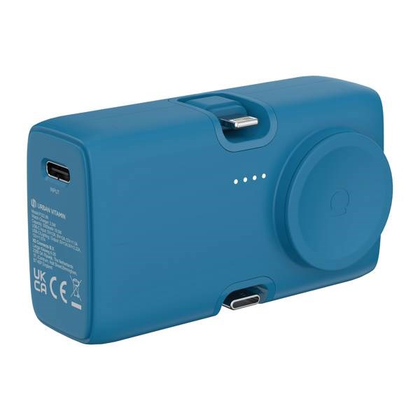 Obrázky: Powerbanka Urban Vitamin 5000mAh 20W PD RSC, modrá, Obrázok 5