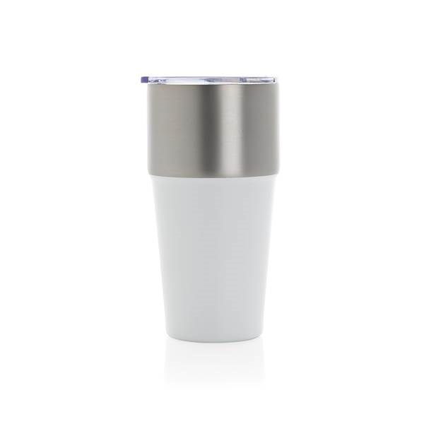 Obrázky: Termohrnček 500ml z RCS recyklovanej ocele, biela, Obrázok 2