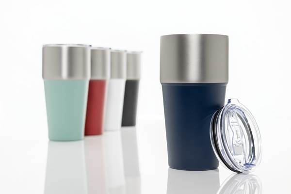 Obrázky: Termohrnček 500ml z RCS recyklovanej ocele, biela, Obrázok 9