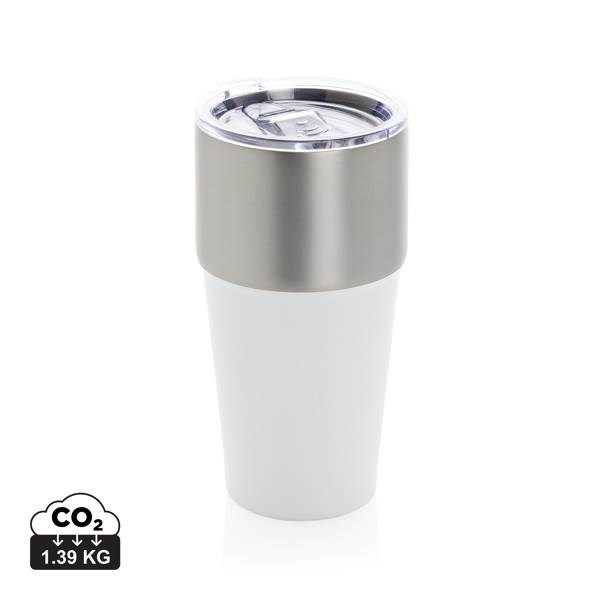 Obrázky: Termohrnček 500ml z RCS recyklovanej ocele, biela, Obrázok 14