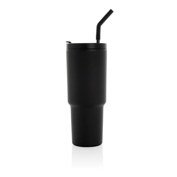 Obrázky: Termohrnček 900ml z RCS recyklovanej ocele,čierna, Obrázok 6