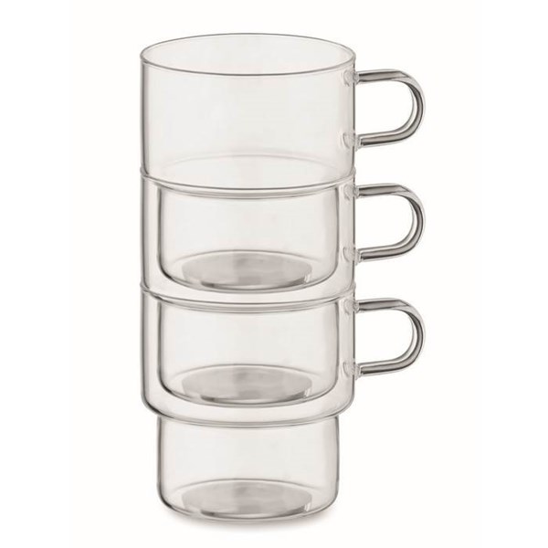 Obrázky: Stohovateľný hrnček z borosilikátového skla 300 ml, Obrázok 3
