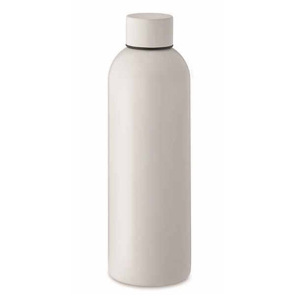 Obrázky: Jednostenná fľaša 750ml, recyklovaný nerez, biela