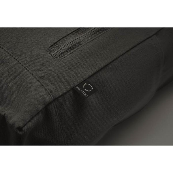 Obrázky: Čierny rolovací ruksak 390g, suchý zips a vrecko, Obrázok 7