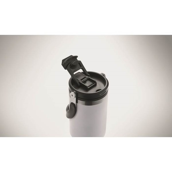 Obrázky: Biely dvojstenný hrnček 850 ml, vnútorná slamka, Obrázok 3