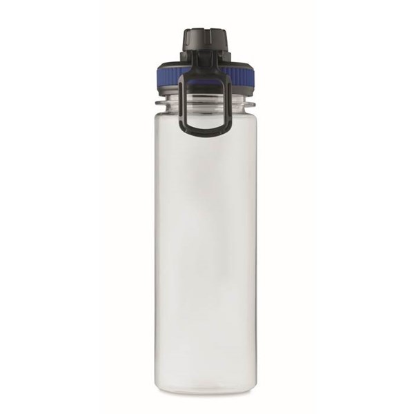 Obrázky: Fľaša z RPET 750ml,PP čierne viečko,modré detaily, Obrázok 10