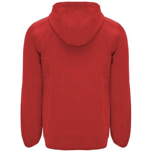 Obrázky: Červená unisex softshellová bunda Siberia XS, Obrázok 10