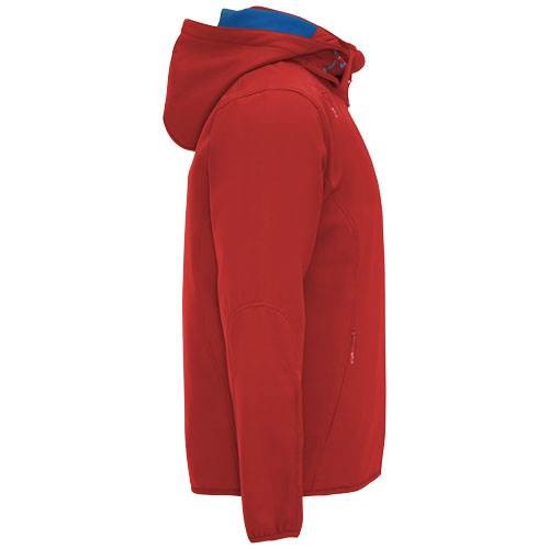 Obrázky: Červená unisex softshellová bunda Siberia XS, Obrázok 16