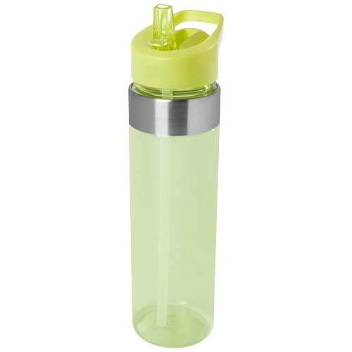 Obrázky: 650ml Tritan fľaša s viečkom s hubicou, limetková