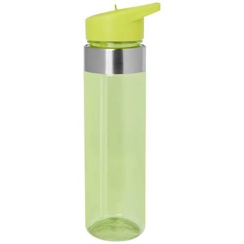 Obrázky: 650ml Tritan fľaša s viečkom s hubicou, limetková, Obrázok 5