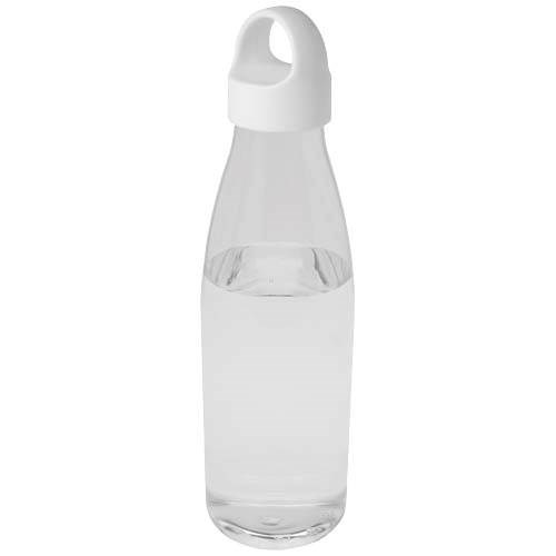 Obrázky: Fľaša na vodu z recykl. plastu 800 ml, transparent