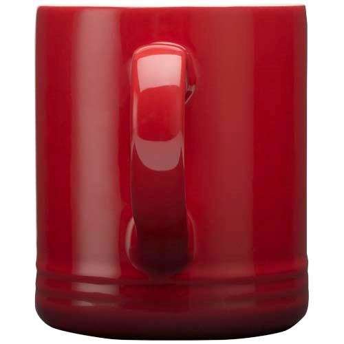 Obrázky: Červený keramický hrnček 330 ml, prechod farby, Obrázok 7