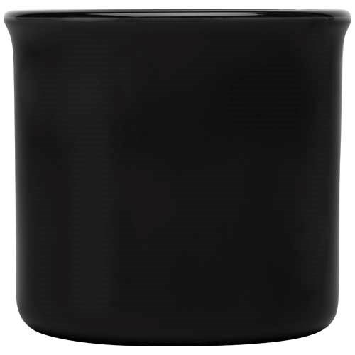 Obrázky: Retro keramický hrnček 240 ml v krabičke, čierna, Obrázok 3