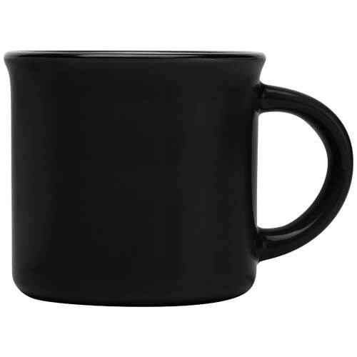 Obrázky: Retro keramický hrnček 240 ml v krabičke, čierna, Obrázok 6