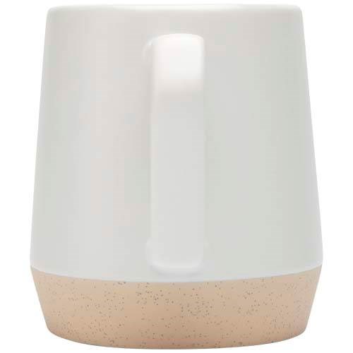 Obrázky: Keram. hrnček 300 ml matný povrch biela/neglazov., Obrázok 2