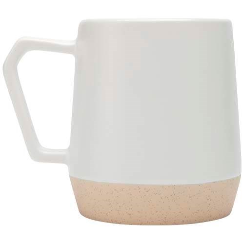 Obrázky: Keram. hrnček 300 ml matný povrch biela/neglazov., Obrázok 9