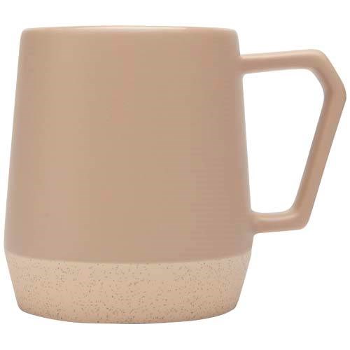 Obrázky: Keram. hrnček 300 ml matný povrch béžová/neglazov., Obrázok 8
