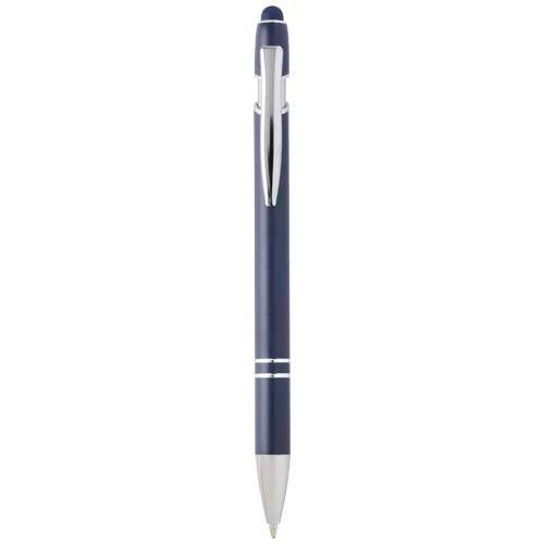Obrázky: Hliník. guličkové pero modro/strieborné, stylus,MN