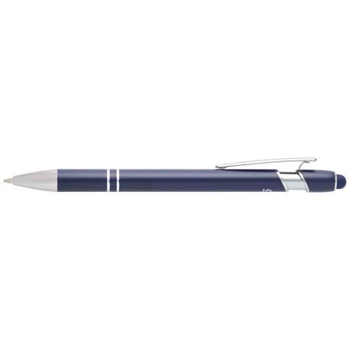 Obrázky: Hliník. guličkové pero modro/strieborné, stylus,MN, Obrázok 6