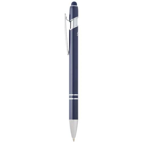 Obrázky: Hliník. guličkové pero modro/strieborné, stylus,MN, Obrázok 9
