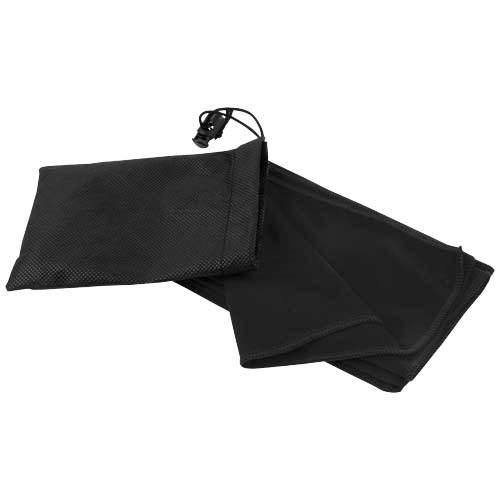 Obrázky: RPET šport.uterák 30×80cm v netk. obale, čierna