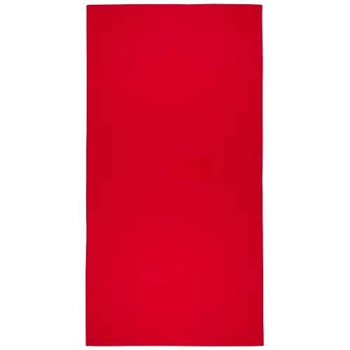 Obrázky: RPET šport.uterák 70×140cm v netk. obale, červená, Obrázok 4