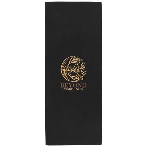 Obrázky: Polyester. športový uterák 30×80 cm, čierna, Obrázok 4