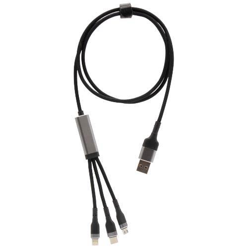 Obrázky: 100W ultra rýchly nabíjací kábel SCX 5v1 z rPET, Obrázok 2