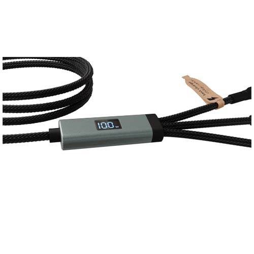 Obrázky: 100W ultra rýchly nabíjací kábel SCX 5v1 z rPET, Obrázok 6