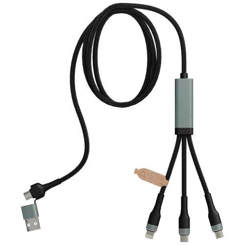 Obrázky: 100W ultra rýchly nabíjací kábel SCX 5v1 z rPET, Obrázok 9