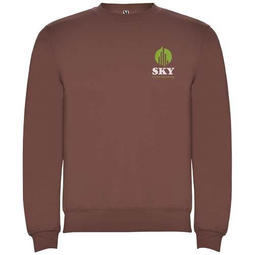 Obrázky: Unisex mikina Clasica 280, Hnedo-červená S, Obrázok 5