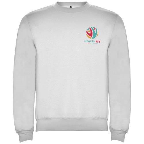 Obrázky: Unisex mikina Clasica 280, bielo-šedý melír L, Obrázok 5
