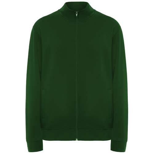 Obrázky: zelená unisex mikina na zips Ulan 280, XL