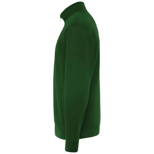 Obrázky: zelená unisex mikina na zips Ulan 280, M, Obrázok 3