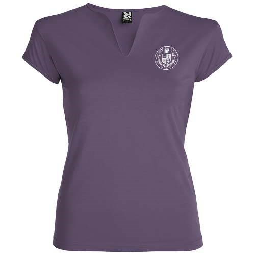 Obrázky: Orgovánovo-fialové dámske tričko Belice 200, XL, Obrázok 5