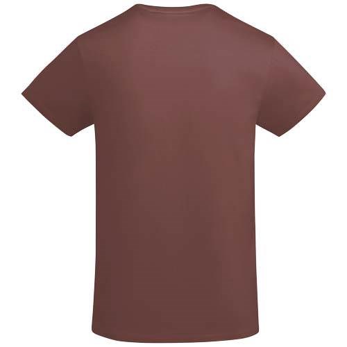 Obrázky: Hnedo-červené pánske tričko Breda 175, XL, Obrázok 2