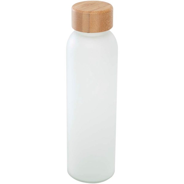 Obrázky: Matná sklenená fľaša 500 ml, biela