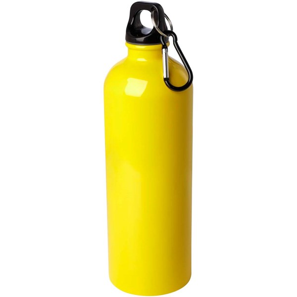Obrázky: Nerezová  fľaša 750ml s karabínou, žltá