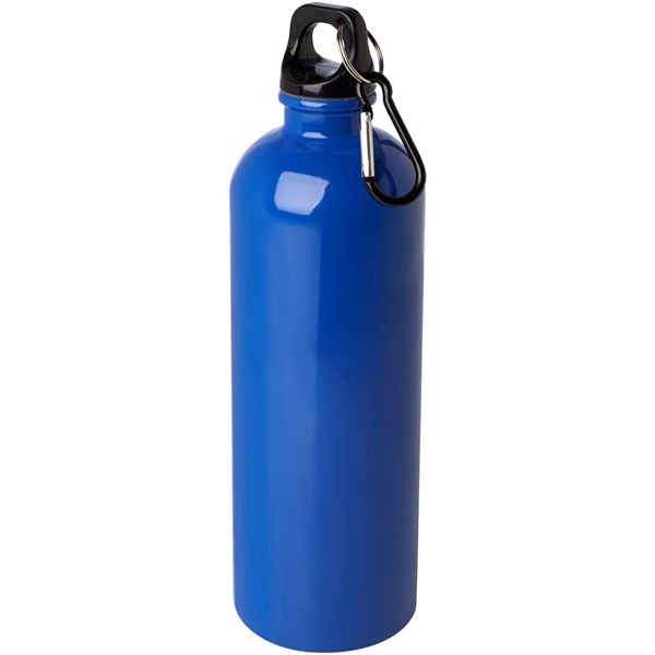 Obrázky: Nerezová  fľaša 750ml s karabínou, modrá