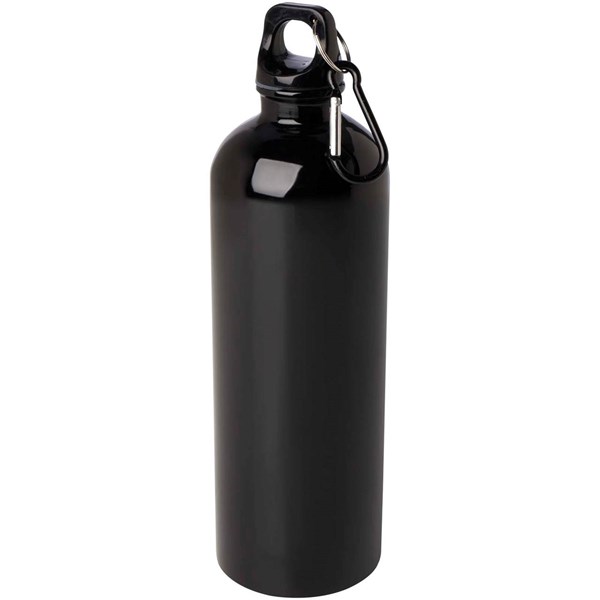 Obrázky: Nerezová  fľaša 750ml s karabínou, černá