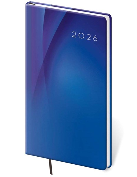 Obrázky: COLOR 2026, vreckový diár modrý