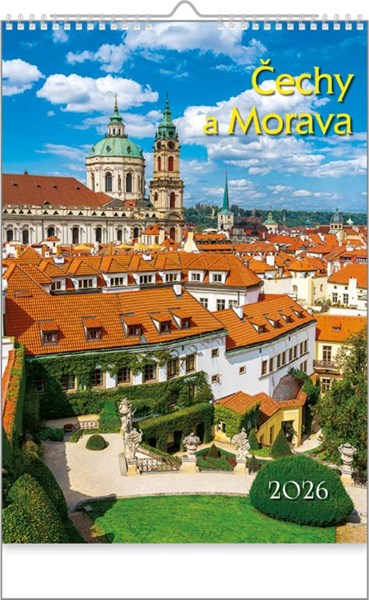 Obrázky: ČECHY A MORAVA, nástenný kalendár