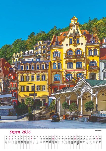 Obrázky: ČECHY A MORAVA, nástenný kalendár, Obrázok 2