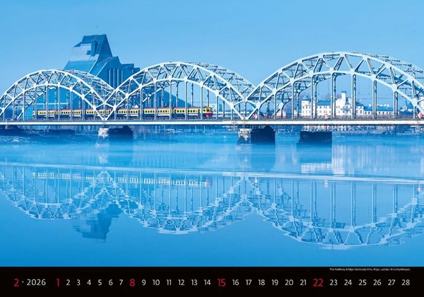 Obrázky: BRIDGES, nástenný kalendár 450x315 mm, Obrázok 3