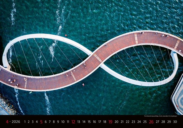 Obrázky: BRIDGES, nástenný kalendár 450x315 mm, Obrázok 5