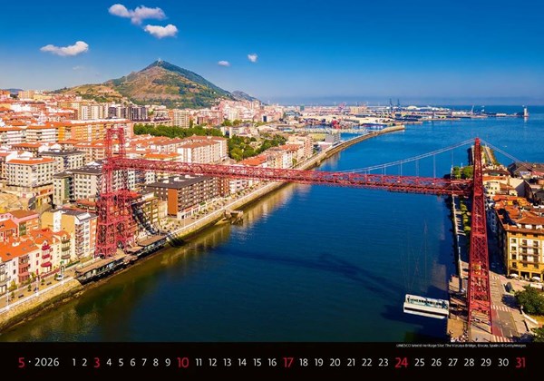Obrázky: BRIDGES, nástenný kalendár 450x315 mm, Obrázok 6