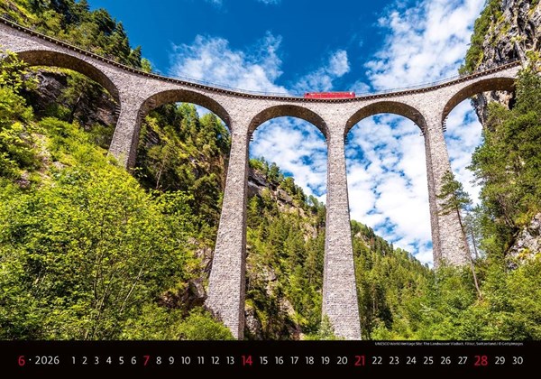 Obrázky: BRIDGES, nástenný kalendár 450x315 mm, Obrázok 7